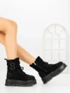 Ghete Dama cu Platforma 66WL30 BLACK | MEI
