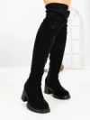 Cizme Dama cu Toc 67WL22 BLACK | MEI