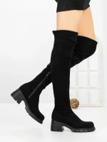 Cizme Dama cu Toc 67WL22 BLACK | MEI