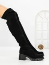 Cizme Dama cu Toc 67WL22 BLACK | MEI