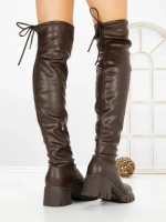 Cizme Dama cu Toc 67WL22 BROWN | MEI