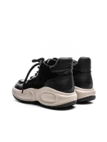 Ghete Dama din piele naturala 10875 BLACK | FRANCO GERARDO