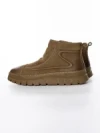 Ghete Barbati din piele naturala 5787 KHAKI | ADVANCER