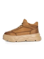 Ghete Barbati din piele naturala 225-5B TAUPE | ADVANCER