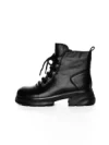 Ghete Dama din piele naturala 8696 BLACK | ADVANCER