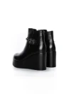 Ghete Dama cu Platforma K151-255 BLACK | ADVANCER