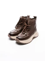 Ghete Dama din piele naturala 7150 COFFEE | ADVANCER