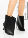 Botine cu Toc Subtire 52270 BLACK | GALLEVANI