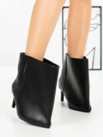 Botine cu Toc Subtire 52270 BLACK | GALLEVANI