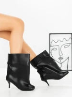 Botine cu Toc Subtire 52295 BLACK | GALLEVANI