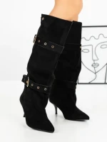 Cizme Dama cu Toc 52271 BLACK | GALLEVANI