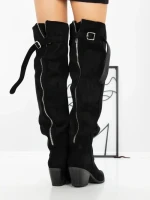 Cizme Dama cu Toc 52259 BLACK | GALLEVANI