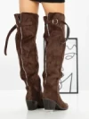 Cizme Dama cu Toc 52259 BROWN | GALLEVANI