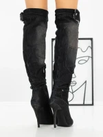 Cizme Dama cu Toc 1657 BLACK | SEASOND