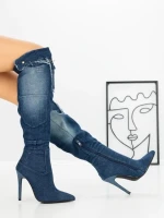 Cizme Dama cu Toc 1657 BLUE | SEASOND