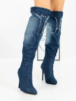 Cizme Dama cu Toc 1657 BLUE | SEASOND