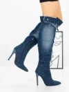 Cizme Dama cu Toc 1657 BLUE | SEASOND