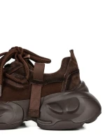 Pantofi Sport Dama din piele naturala 2586 BROWN | FRANCO GERARDO