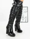Cizme Dama cu Toc N502 BLACK | CM