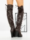 Cizme Dama cu Toc N502 COFFEE | CM