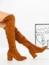 Cizme Dama cu Toc 9115 CAMEL | CM