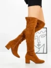 Cizme Dama cu Toc 9115 CAMEL | CM