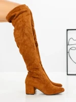 Cizme Dama cu Toc 9115 CAMEL | CM