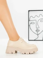 Pantofi Casual Dama 68278 BEIGE | CM