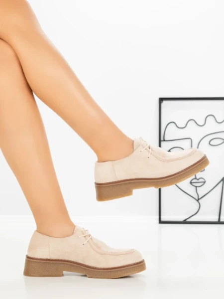Pantofi Casual Dama 68270 BEIGE | CM