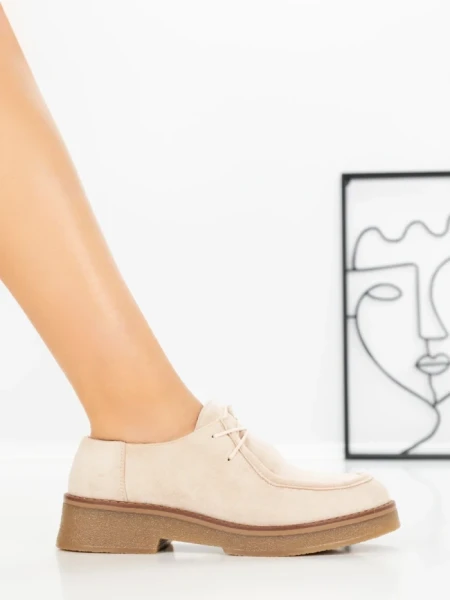Pantofi Casual Dama 68270 BEIGE | CM