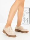Pantofi Casual Dama 68270 BEIGE | CM