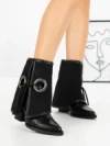 Botine cu Toc Gros 4005 BLACK | SEASOND