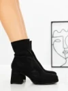 Botine cu Toc Gros 5724 BLACK | SEASOND