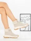 Ghete Dama cu Platforma 3015 BEIGE | SEASOND