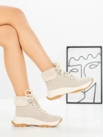 Ghete Dama cu Platforma 3015 BEIGE | SEASOND