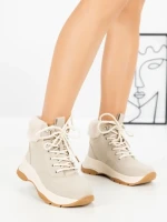 Ghete Dama cu Platforma 3015 BEIGE | SEASOND