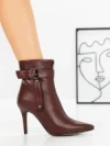 Botine cu Toc Subtire 1921 WINE | SEASOND