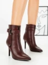 Botine cu Toc Subtire 1921 WINE | SEASOND