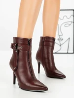 Botine cu Toc Subtire 1921 WINE | SEASOND