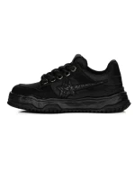 Pantofi Sport Barbati din piele naturala 8132X BLACK | ADVANCER