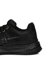 Pantofi Sport Barbati din piele naturala 8132X BLACK | ADVANCER