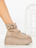 Ghete Dama cu Platforma 56WL15 APRICOT | MEI