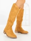 Cizme Dama cu talpa joasa LQ-116 CAMEL | STEPHAN
