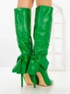 Cizme Dama cu Toc C-267 GREEN | STEPHAN