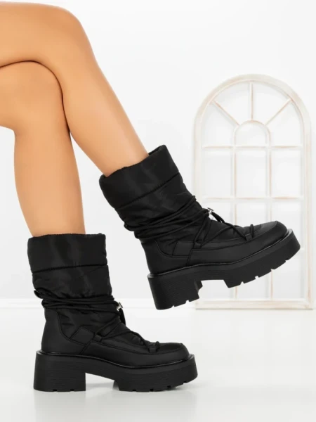 Ghete Dama C-319 BLACK | STEPHAN