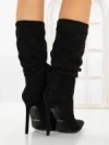 Botine cu Toc Subtire C-270 BLACK | STEPHAN