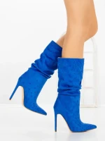 Botine cu Toc Subtire C-270 BLUE | STEPHAN