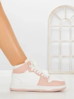 Sneakers Dama F005-5 WHITE-PINK | COSTA SOL