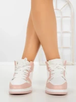 Sneakers Dama F005-5 WHITE-PINK | COSTA SOL
