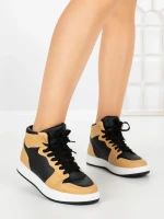 Sneakers Dama F005 YELLOW-BLACK | COSTA SOL